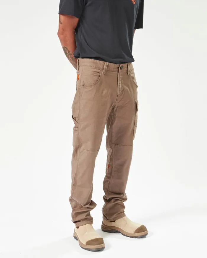 Volcom Workwear Caliper Work Pants 8211 Brindle Mens Volcom Pants