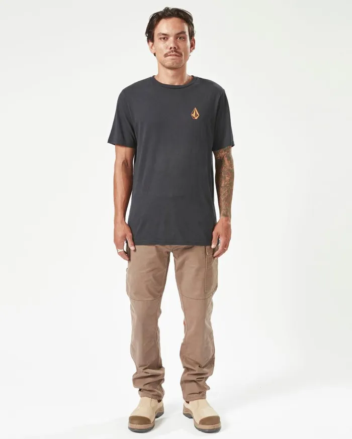 Volcom Workwear Caliper Work Pants 8211 Brindle Mens Volcom Pants
