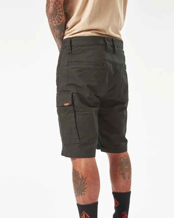 Volcom Workwear Caliper Work Shorts 8211 Black Mens Volcom Shorts