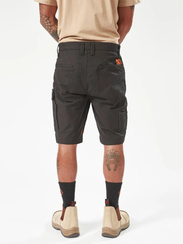 Volcom Workwear Caliper Work Shorts 8211 Black Mens Volcom Shorts