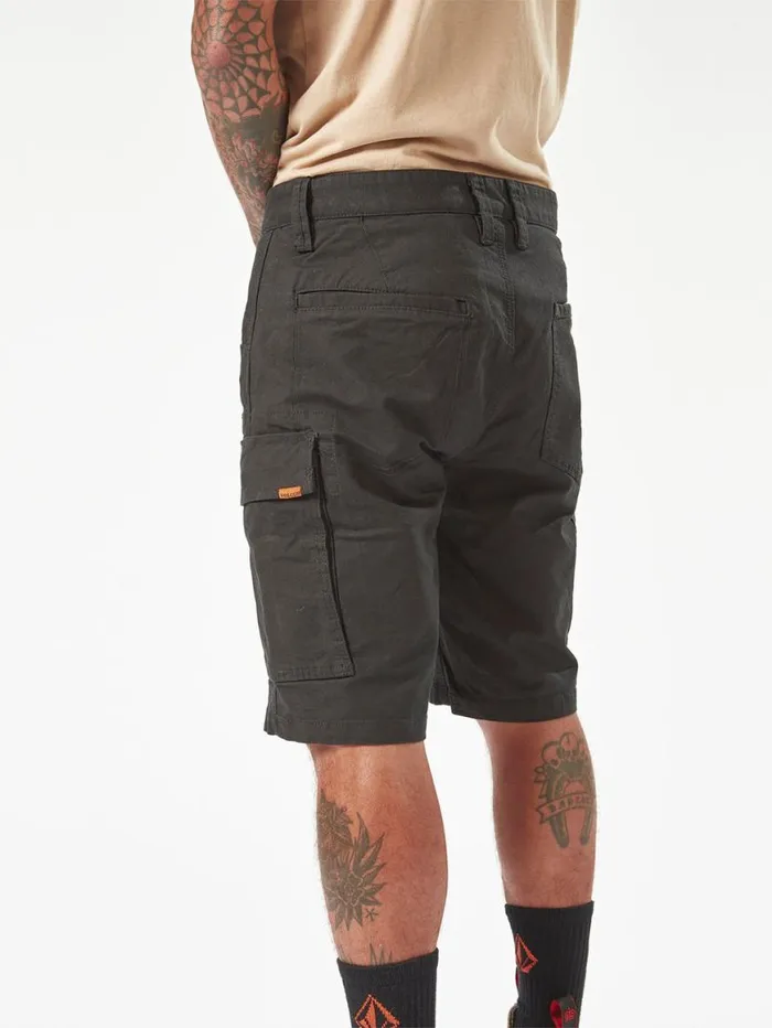 Volcom Workwear Caliper Work Shorts 8211 Black Mens Volcom Shorts