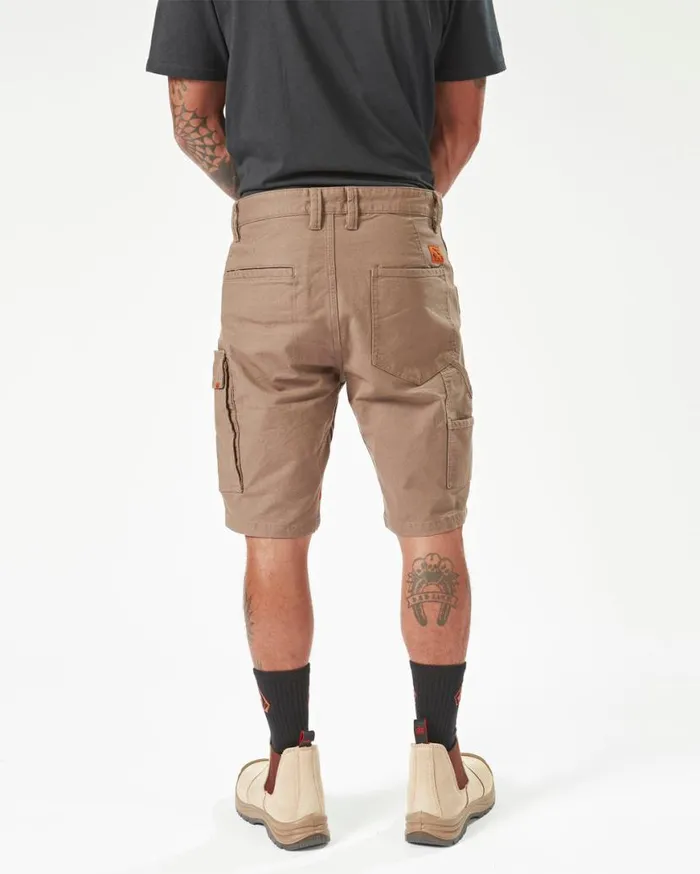 Volcom Workwear Caliper Work Shorts 8211 Brindle Mens Volcom Shorts