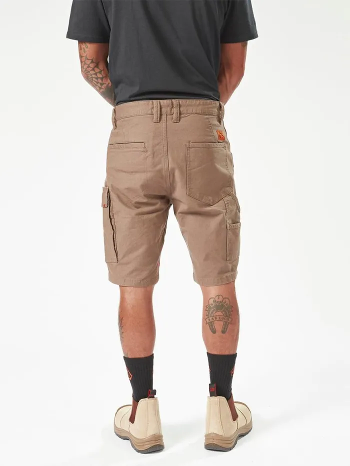 Volcom Workwear Caliper Work Shorts 8211 Brindle Mens Volcom Shorts