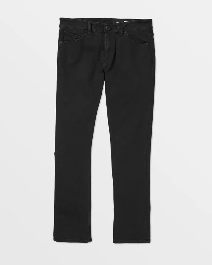 Vorta Slim Fit Jeans 8211 Black Out Mens Volcom Jeans