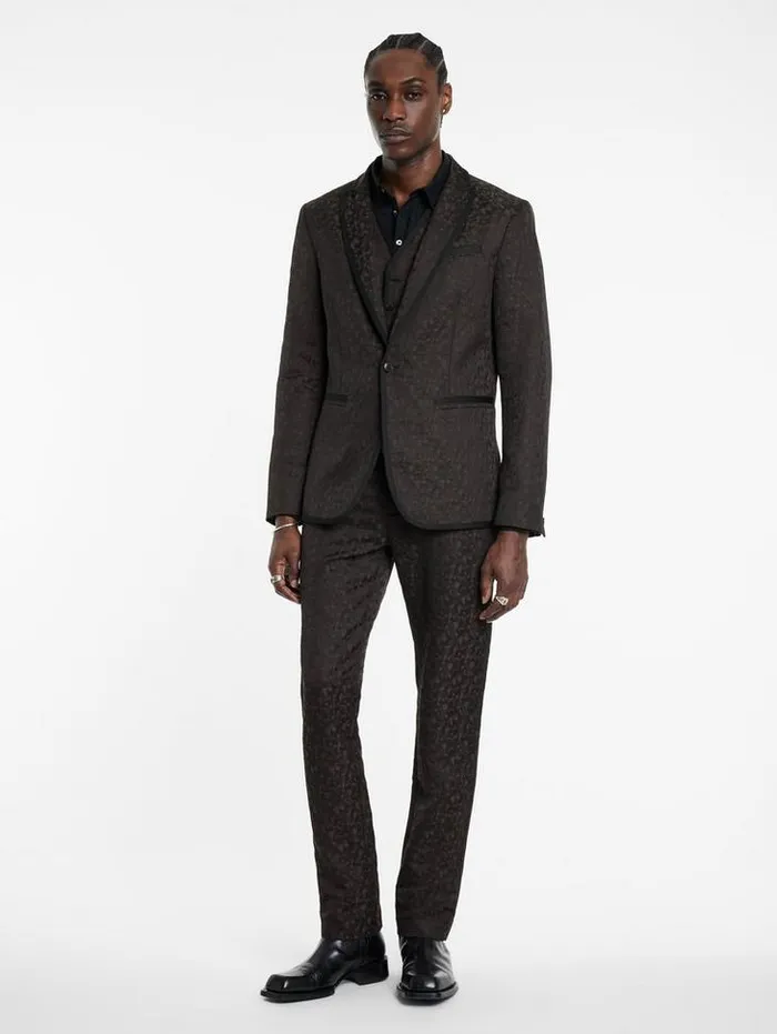 WALLACE JACKET Charcoal Grey Men John Varvatos Coats And Jackets