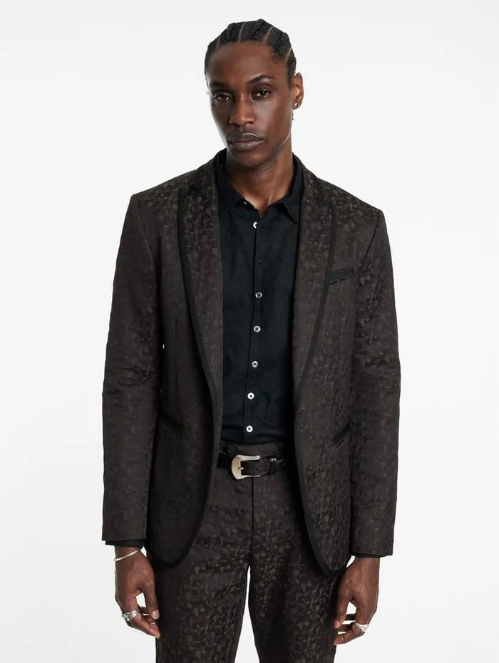 WALLACE JACKET Charcoal Grey Men John Varvatos Coats And Jackets