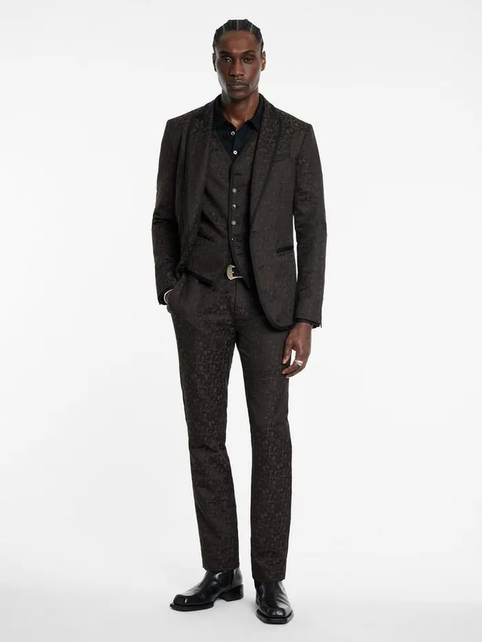 WALLACE JACKET Charcoal Grey Men John Varvatos Coats And Jackets