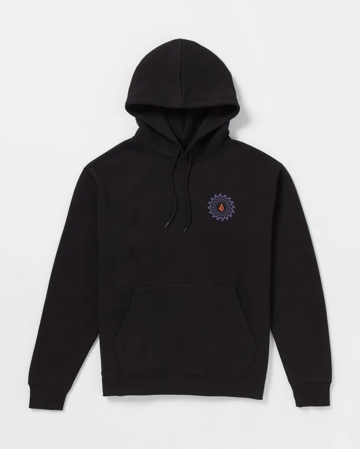 Watanite Pullover Hoodie 8211 Black Mens Volcom Hoodies