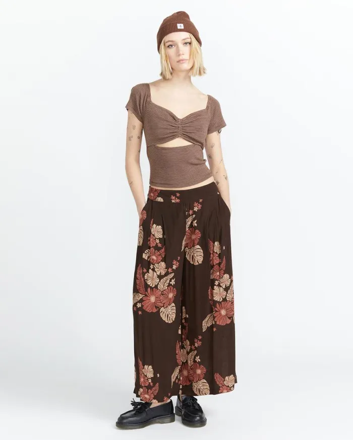Waverly Woman Pants 8211 Dark Chocolate Womens Volcom Bottoms