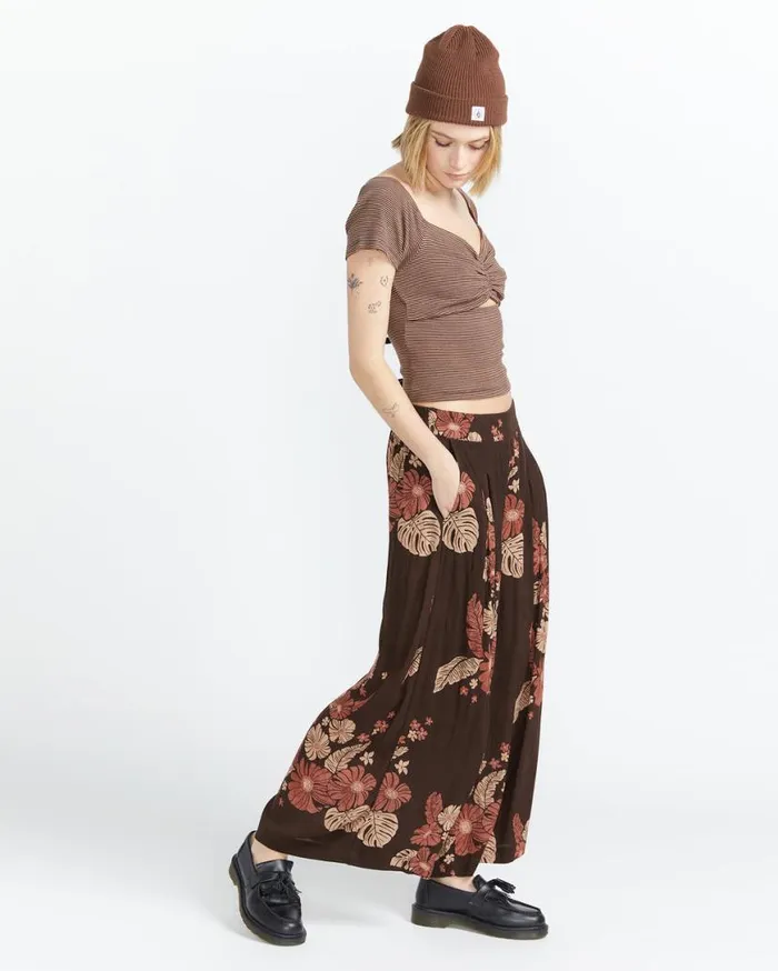 Waverly Woman Pants 8211 Dark Chocolate Womens Volcom Bottoms