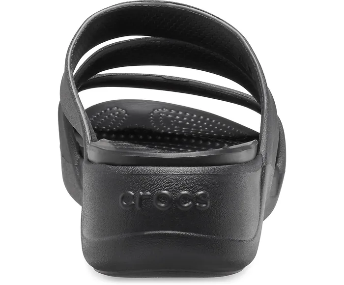 Wedges Crocs Women Crocs Monterey Strappy Wedge Black