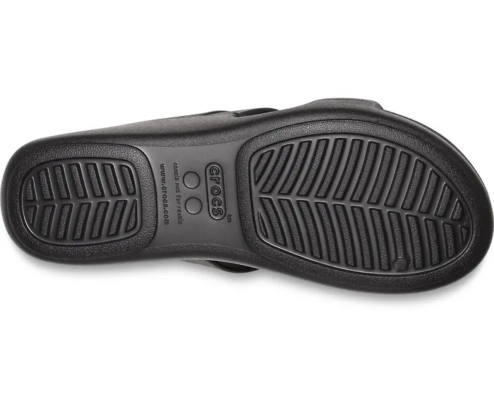 Wedges Crocs Women Crocs Monterey Strappy Wedge Black