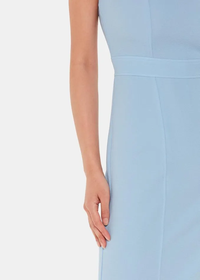 Whistles Dresses Pale Blue Gemma Strapless Maxi Dress 8211 Women
