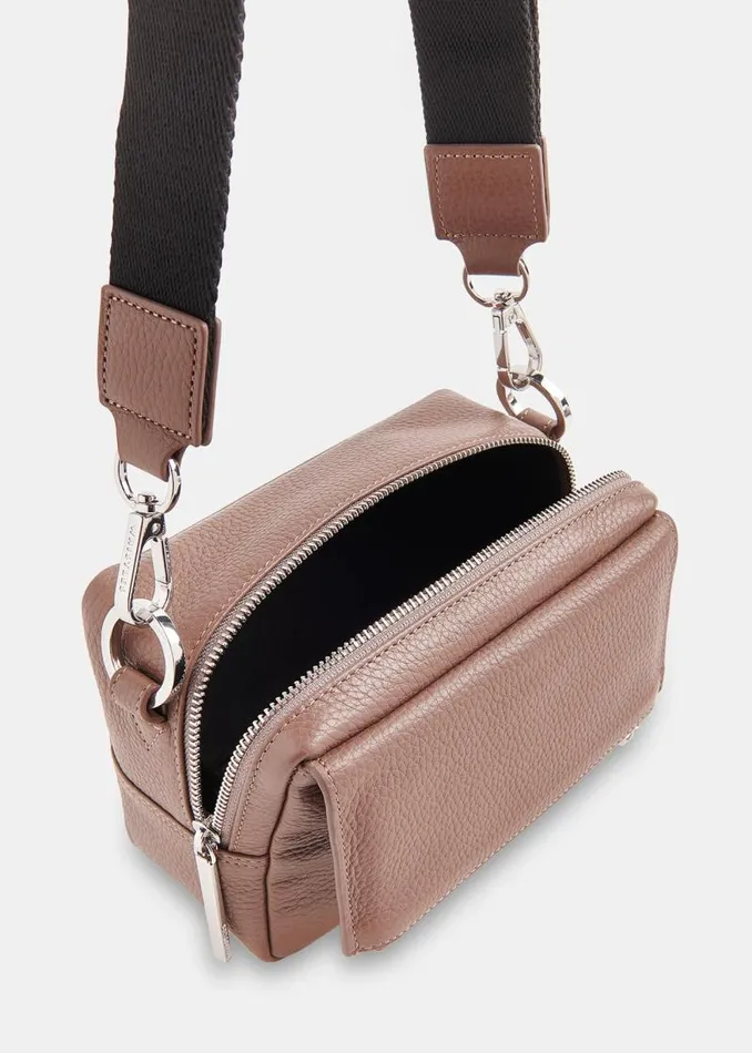 Whistles Leather Tobacco Bibi Crossbody Bag 8211 Women