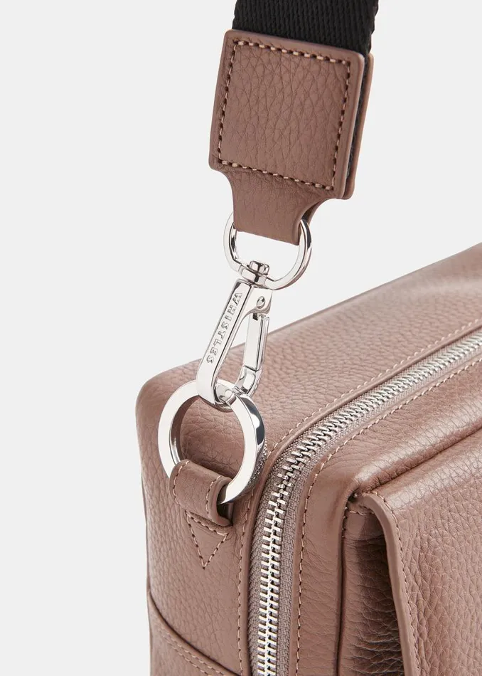 Whistles Leather Tobacco Bibi Crossbody Bag 8211 Women