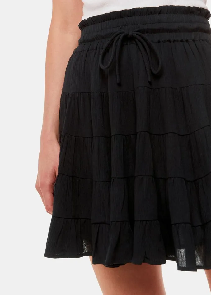 Whistles Skirts Black Violet Mini Skirt 8211 Women