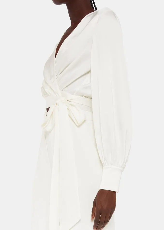 Whistles Tops Ivory Lilly Bridal Cover Up 8211 Women