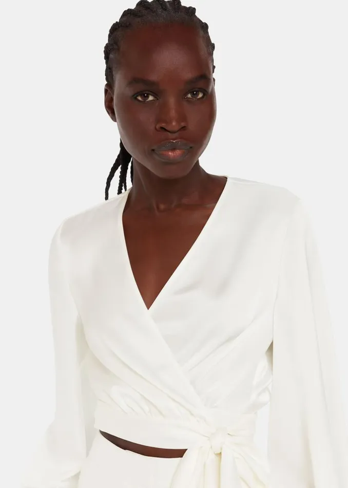 Whistles Tops Ivory Lilly Bridal Cover Up 8211 Women
