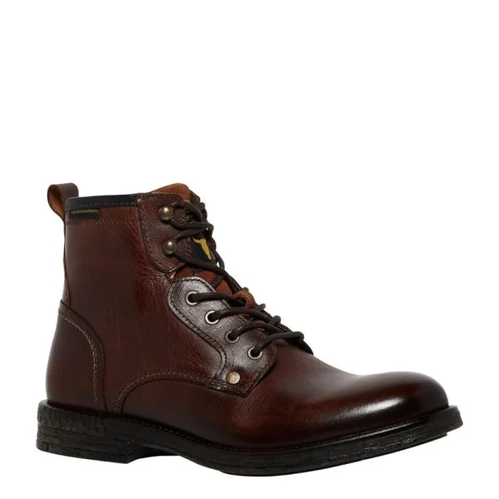 Windsor Smith Boots Men JUSTIN COGNAC LEATHER BOOTS Windsor Smith Boots Men JUSTIN COGNAC LEATHER BOOTS