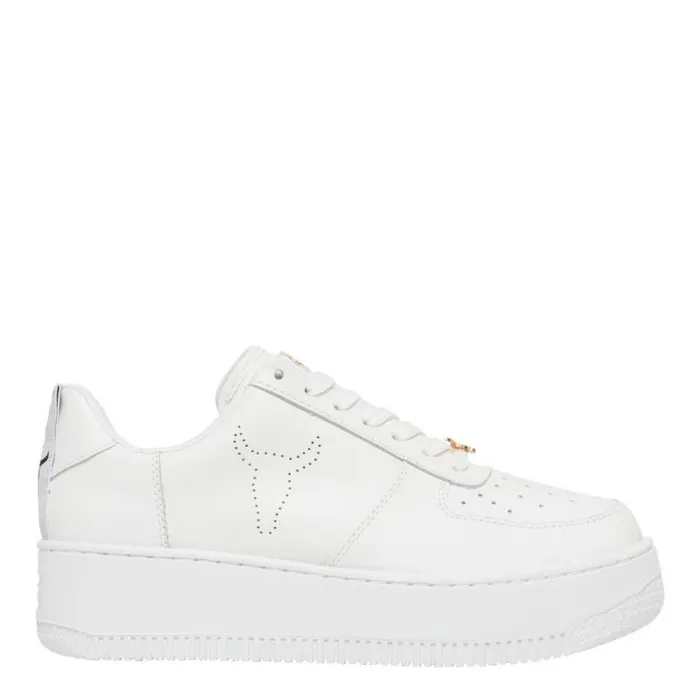 Windsor Smith Platform Sneakers Women RACERR WHITE SNEAKERS