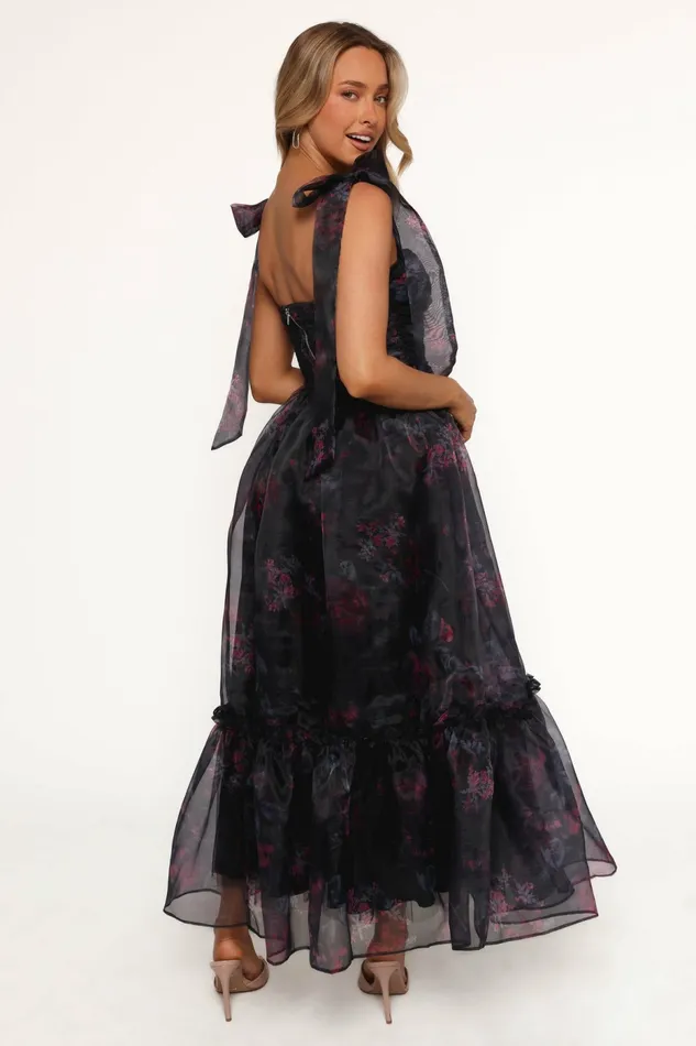 Winter Dresses Petal and Pup Women Floret Midi Dress Dark Floral