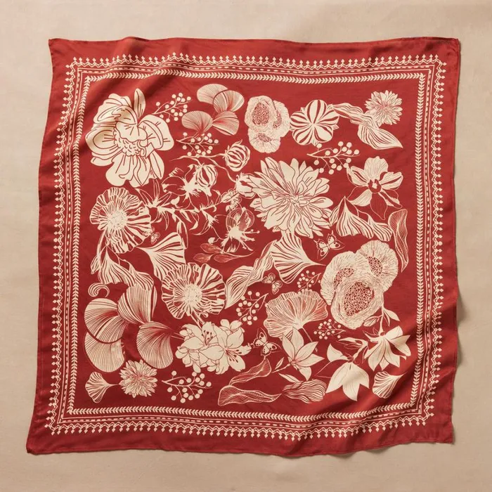 Women Agua Fresca Bandana Blue Sundance Catalog Scarves and Gloves Women Agua Fresca Bandana Blue Sundance Catalog Scarves and Gloves