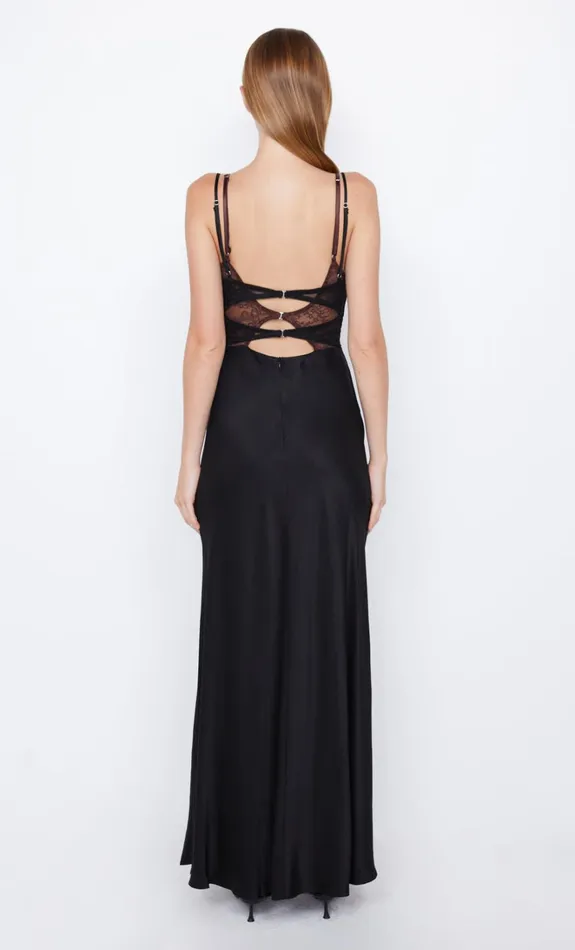 Women AMORAS CUT OUT DRESS 8211 BLACKCHOCOLATE Bec Bridge Maxi Dresses