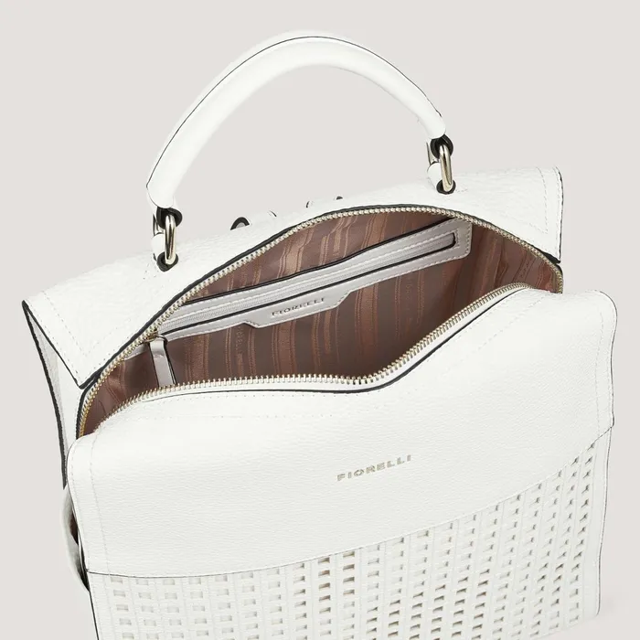 Women Anna Backpack White LaserCut Fiorelli Backpacks
