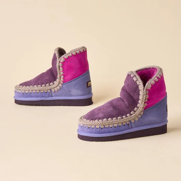 Women Arctic Colorblock Boots Purple Multi Sundance Catalog Boots