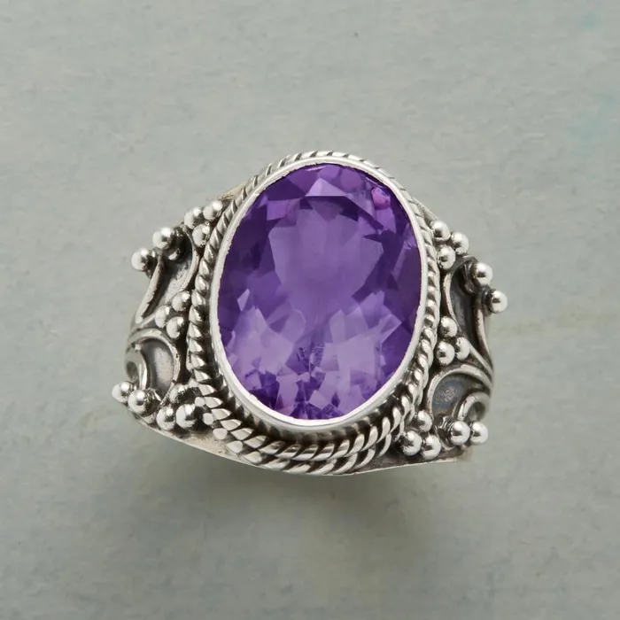 Women Arienne Amethyst Ring Sundance Catalog Rings