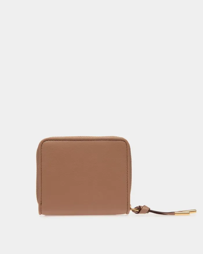 Women Bally Wallets and Card Holders Bally Essential Wallet In Praline Beige Leather Beige