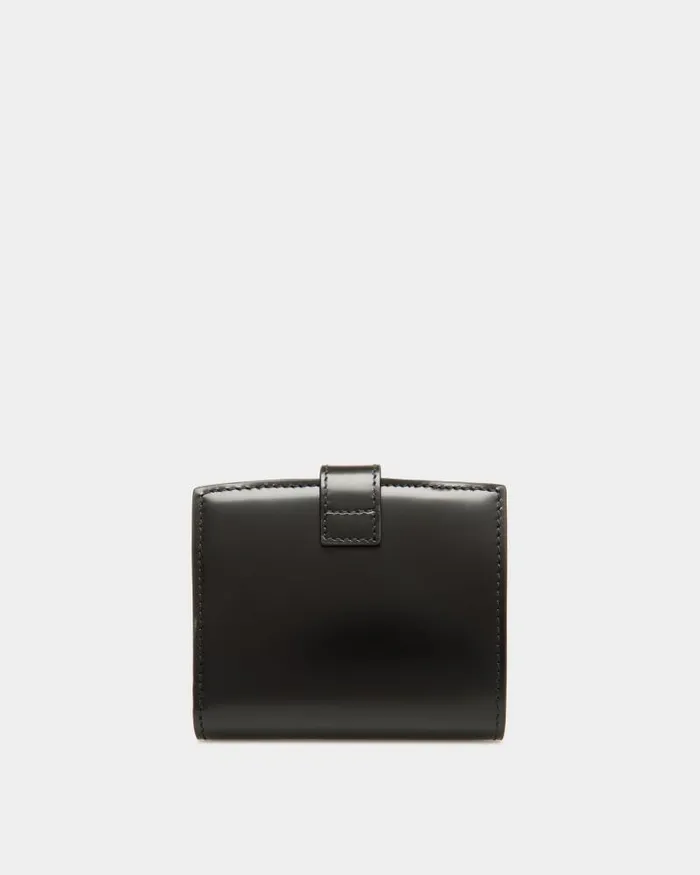 Women Bally Wallets and Card Holders Ollam Wallet In Black Brushed Leather Black Women Bally Wallets and Card Holders Ollam Wallet In Black Brushed Leather Black