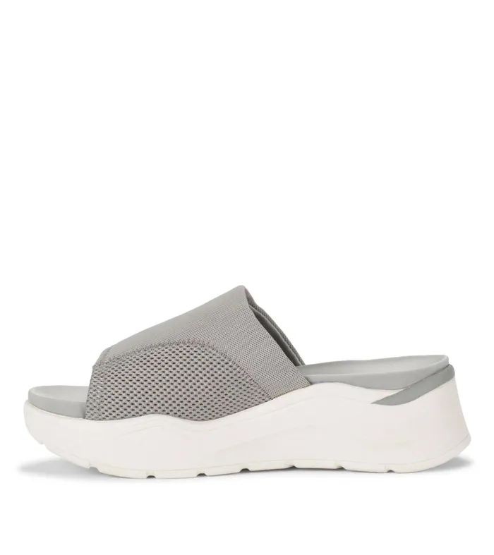 Women Baretraps Active Sandals Whisper Platform Slide Sandal Light Grey