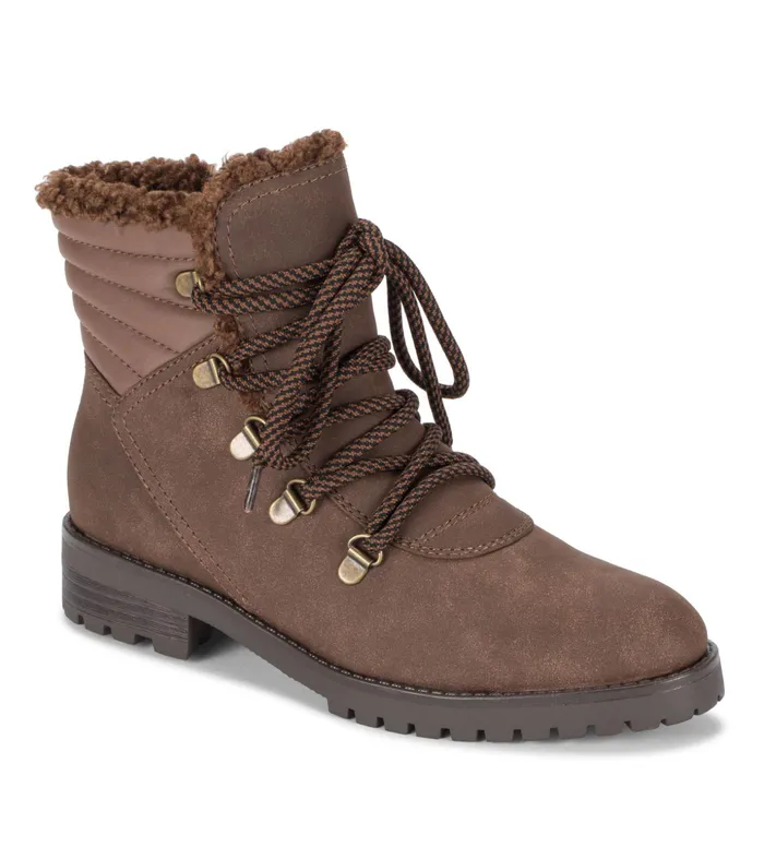 Women Baretraps Booties Dennison Lace Up Boot Brown