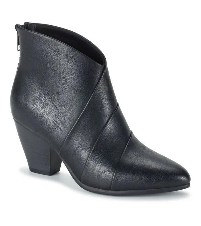Women Baretraps Booties Liberty Block Heel Bootie Black