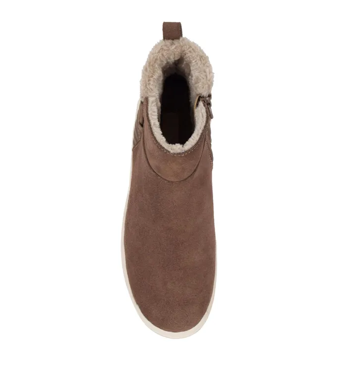 Women Baretraps Booties Mandie Cold Weather Bootie Mushroom Suede