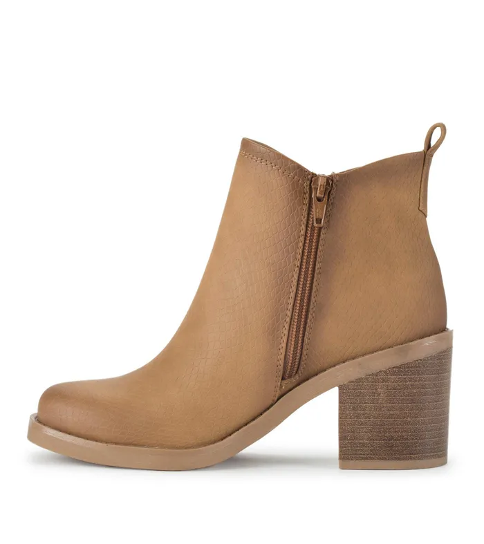 Women Baretraps Booties Maria Block Heel Bootie Sandstone