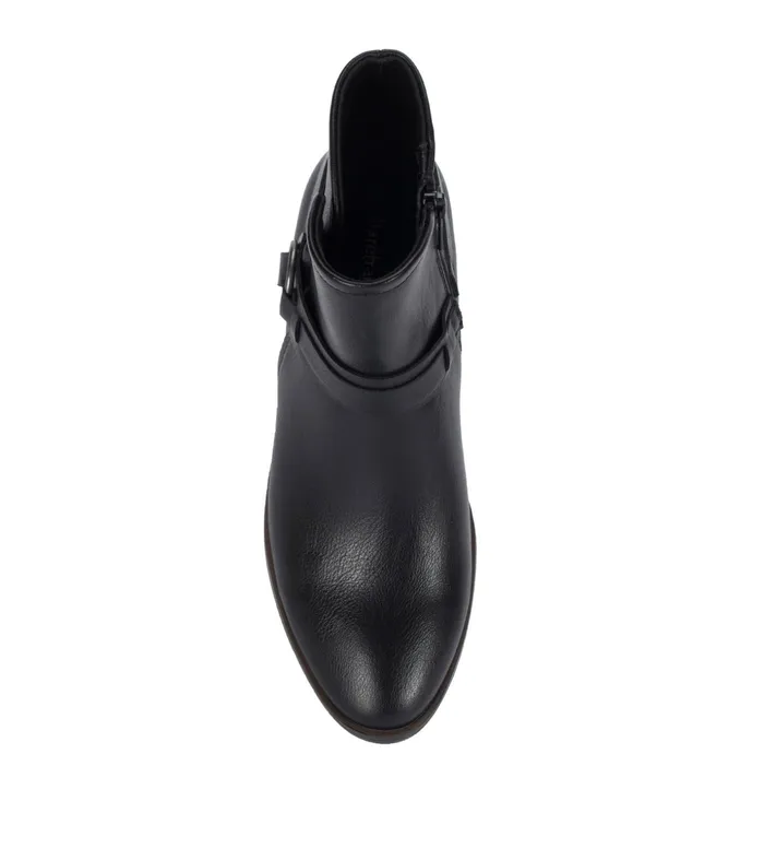 Women Baretraps Booties Marshall Block Heel Bootie Black