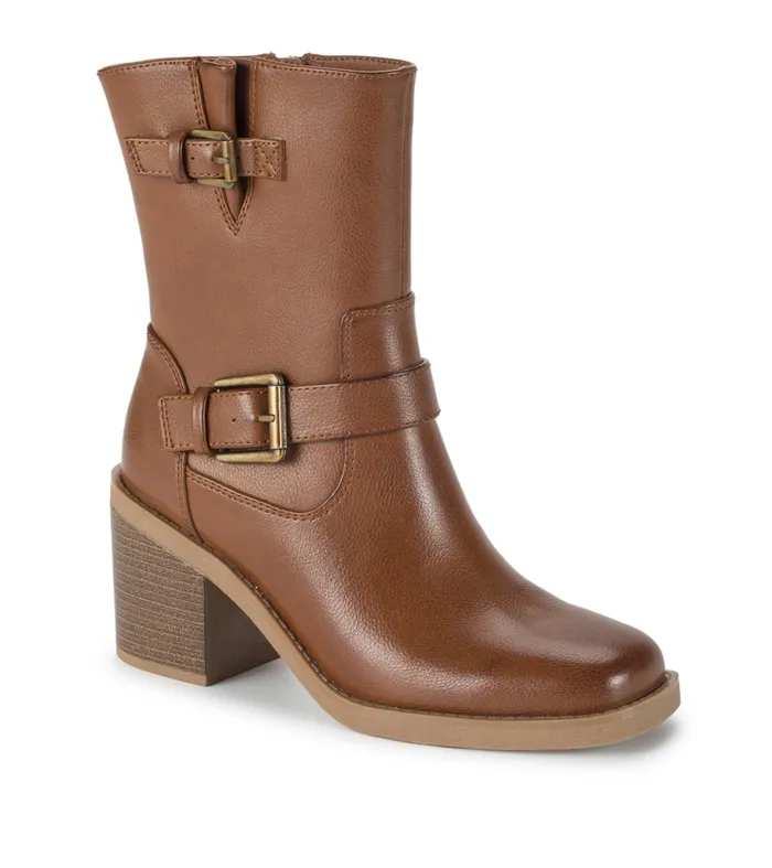 Women Baretraps Booties Mayla Mid Calf Boot Walnut