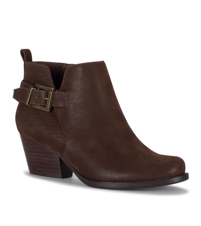 Women Baretraps Booties Rudy Block Heel Bootie Medium Brown