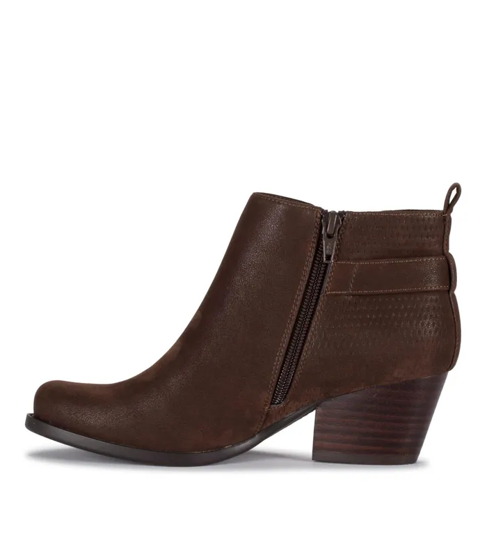 Women Baretraps Booties Rudy Block Heel Bootie Medium Brown