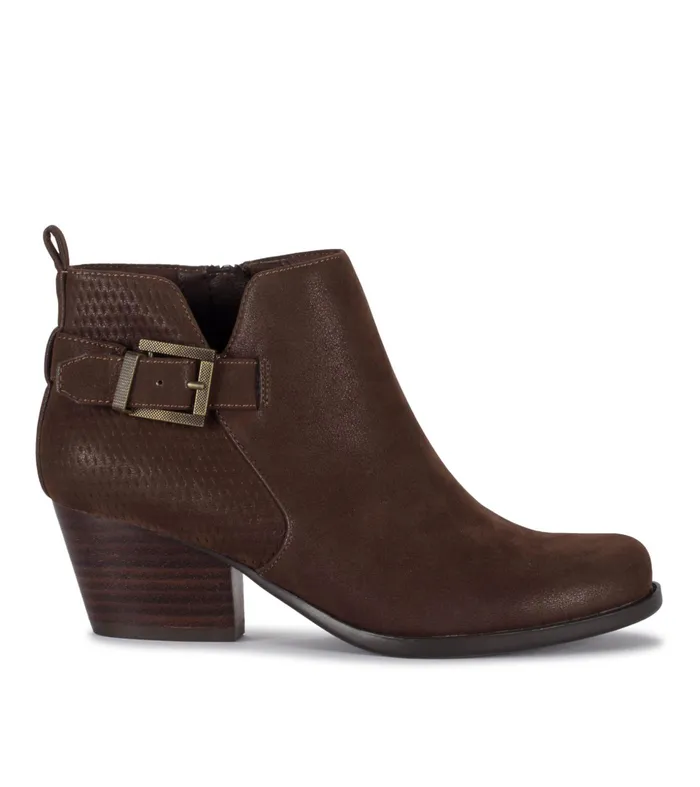 Women Baretraps Booties Rudy Block Heel Bootie Medium Brown