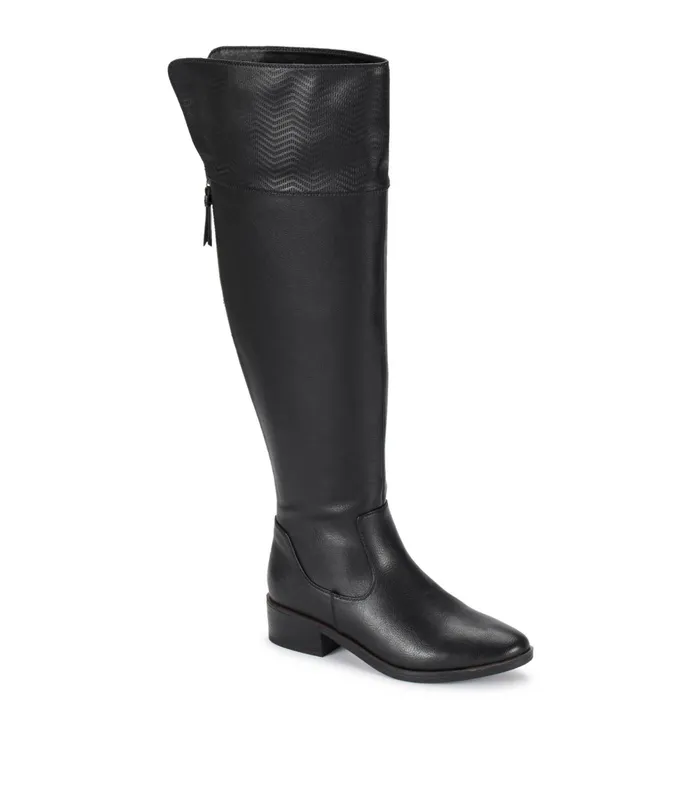 Women Baretraps Knee High Boots Marcela Wide Calf Over The Knee Boot Black