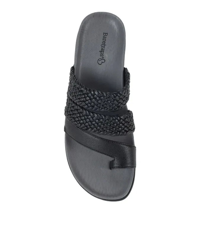 Women Baretraps Slides and Slip On Sandals Gwendalyn Slide Sandal Black