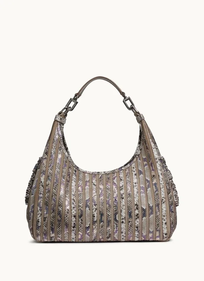Women BELLEROSE HOBO Multi Python Donna Karan New York Shoulder And Hobo Bags Women BELLEROSE HOBO Multi Python Donna Karan New York Shoulder And Hobo Bags