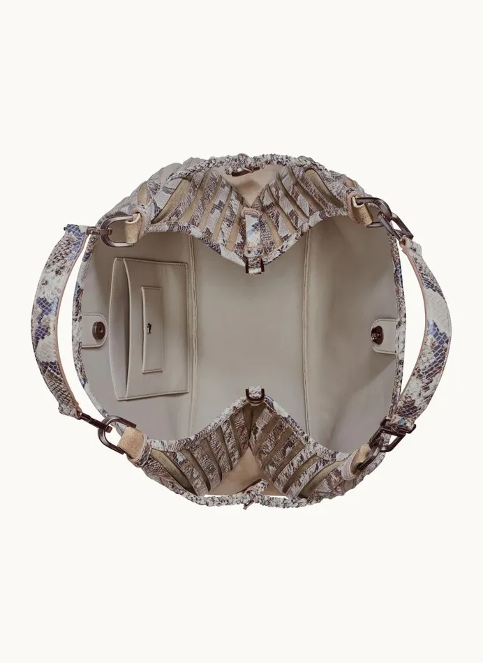 Women BELLEROSE HOBO Multi Python Donna Karan New York Shoulder And Hobo Bags Women BELLEROSE HOBO Multi Python Donna Karan New York Shoulder And Hobo Bags