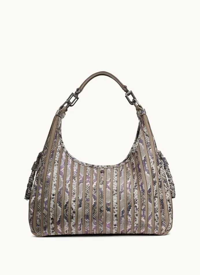 Women BELLEROSE HOBO Multi Python Donna Karan New York Shoulder And Hobo Bags Women BELLEROSE HOBO Multi Python Donna Karan New York Shoulder And Hobo Bags