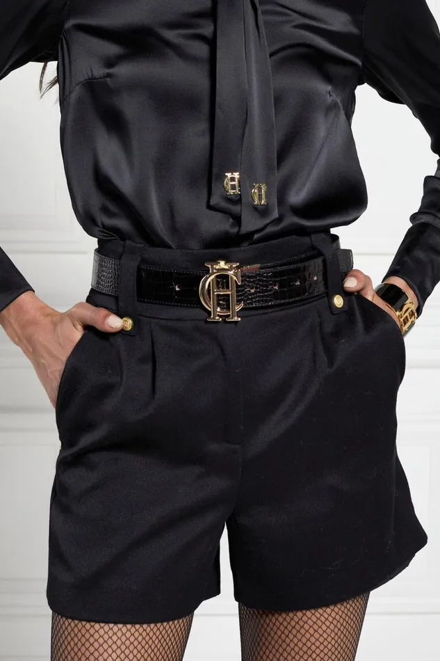 Women Belts Holland Cooper HC Classic Belt Reversible Heritage Red Black Croc Women Belts Holland Cooper HC Classic Belt Reversible Heritage Red Black Croc
