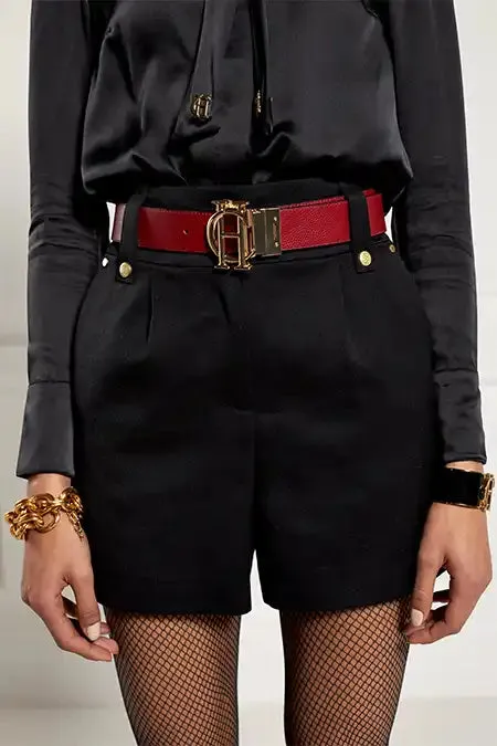 Women Belts Holland Cooper HC Classic Belt Reversible Heritage Red Black Croc Women Belts Holland Cooper HC Classic Belt Reversible Heritage Red Black Croc