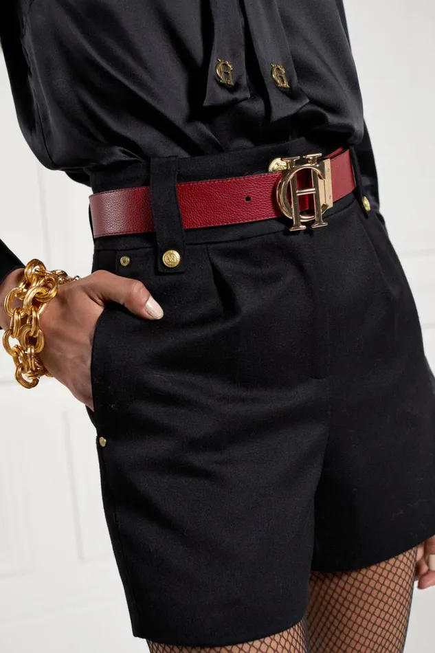 Women Belts Holland Cooper HC Classic Belt Reversible Heritage Red Black Croc Women Belts Holland Cooper HC Classic Belt Reversible Heritage Red Black Croc